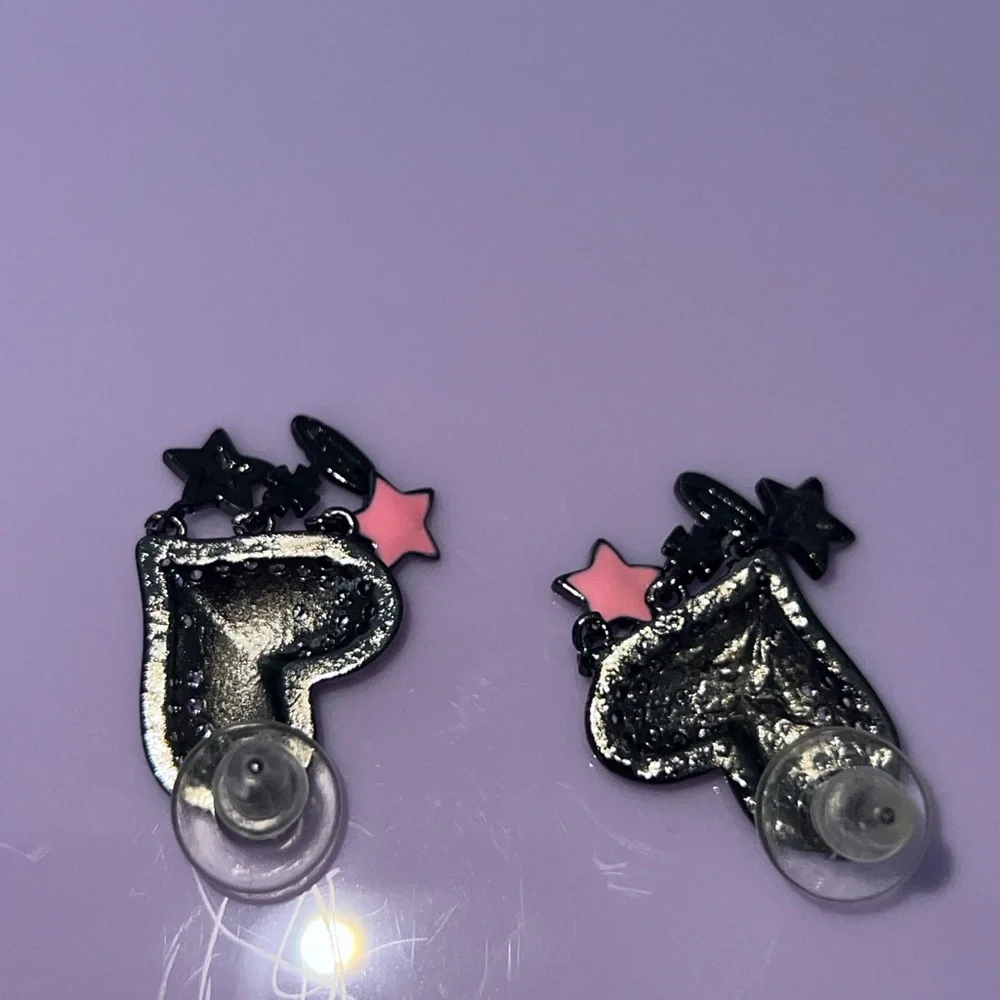 Heart Saturn Earrings
